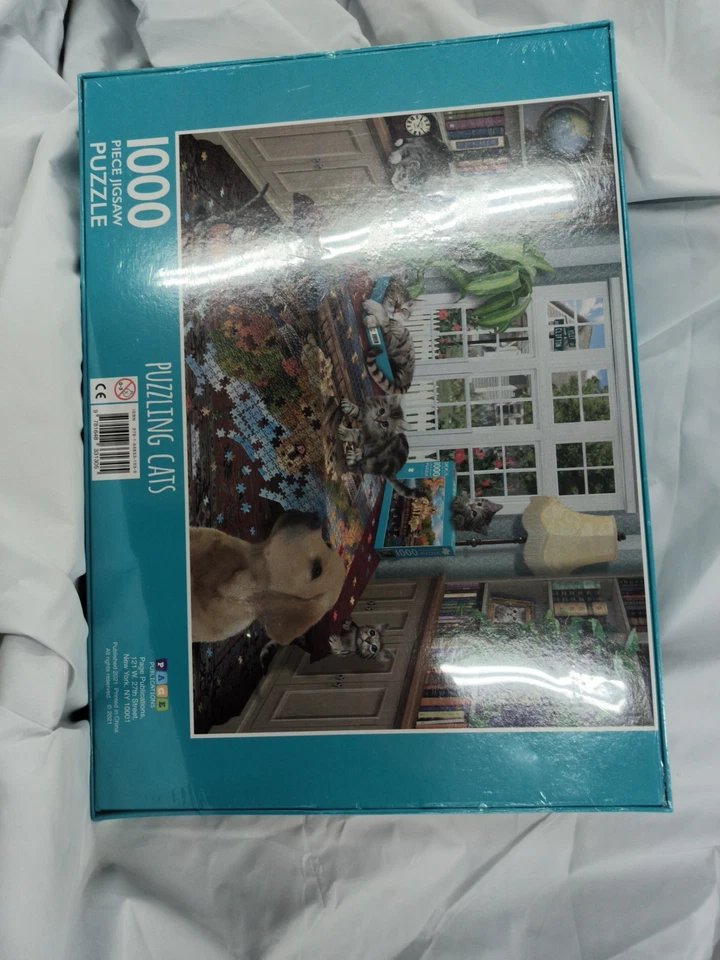 Rompecabezas Gatos 1000 Piezas Gatitos Perros Animal Gato Dama Foto 4 de 4