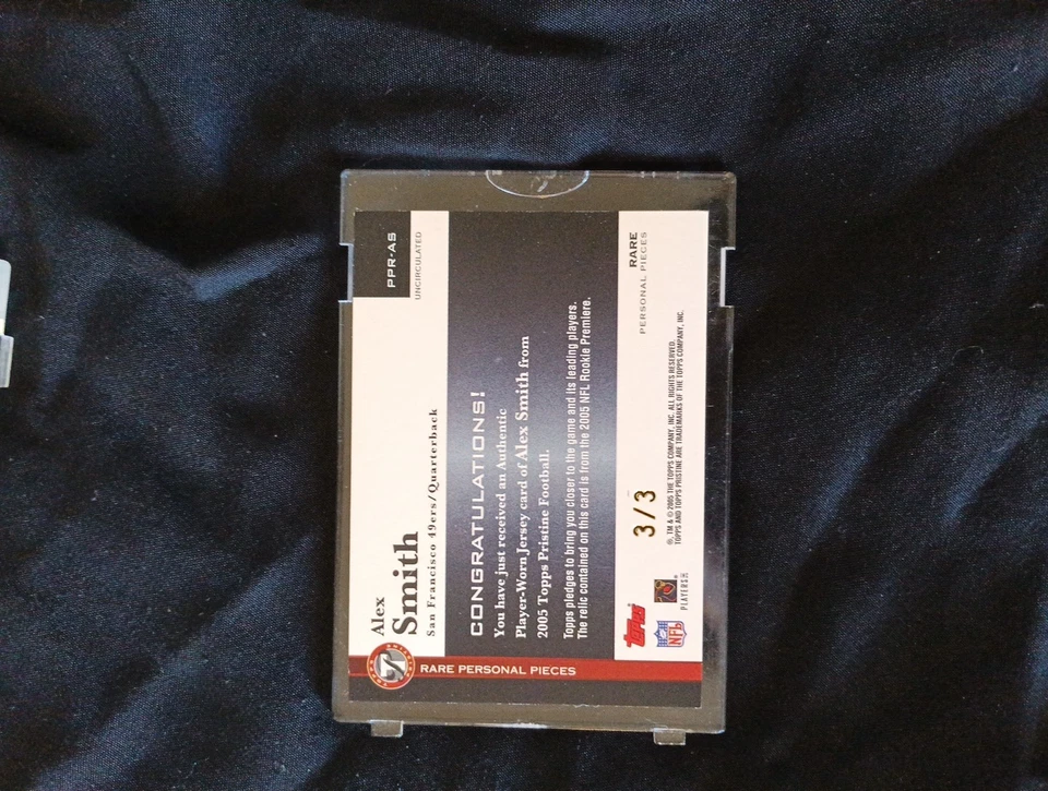 Topps Pristine 2005 - Reliquia de piezas personales raras 3/3 Foto 2 de 2