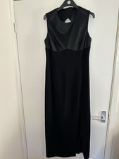 Black Dress Ladies Stunning Evening Dress Size 14 House Of Frazer Collection  W
