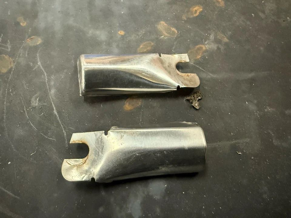 1966 Ford Galaxie XL LTD Front Fender Hood Lip Extension Molding Trim Pair LH Rh - Image 4 of 4