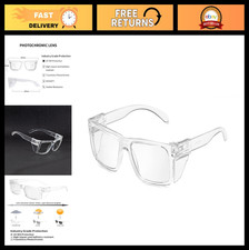 Photochromic Safety Glasses UV400 Bluelight Blocking, Anti-Scratch, Impact Resis