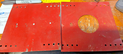 ORIG RARER ORANGE  20'S ''cc'' and ''cd'' TOPS  A.C. GILBERT ERECTOR SET