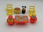 Vtg Little People Houseboat #985 Replacement Lot Chairs Table Dog Girl Boy BBQ