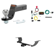 CURT Class 3 Trailer Hitch Tow Cargo Package, Wiring, #45042 Ball Mount - 13093