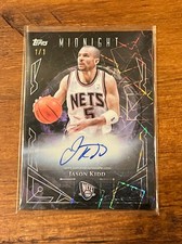 2025-26 Topps Midnight Sun Signatures Jason Kidd Auto 1/1 ONE OF ONE Nets HOF
