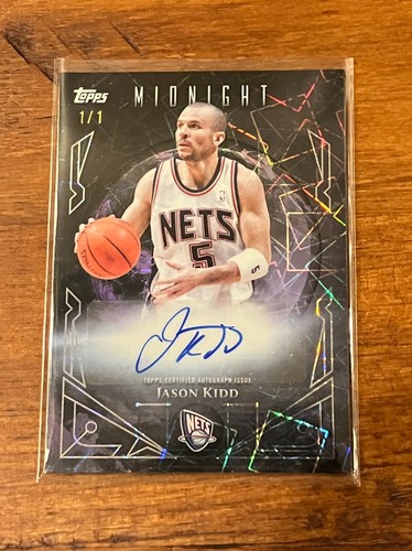 2025-26 Topps Midnight Sun Signatures Jason Kidd Auto 1/1 ONE OF ONE Nets HOF