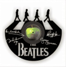 Beatles Signatures Vinyl Record Art - Laser Cut Vinyl