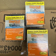 Vicks Dayquil Severe + Vapocool 72 Total Caplets READ DESCRIPTION ***