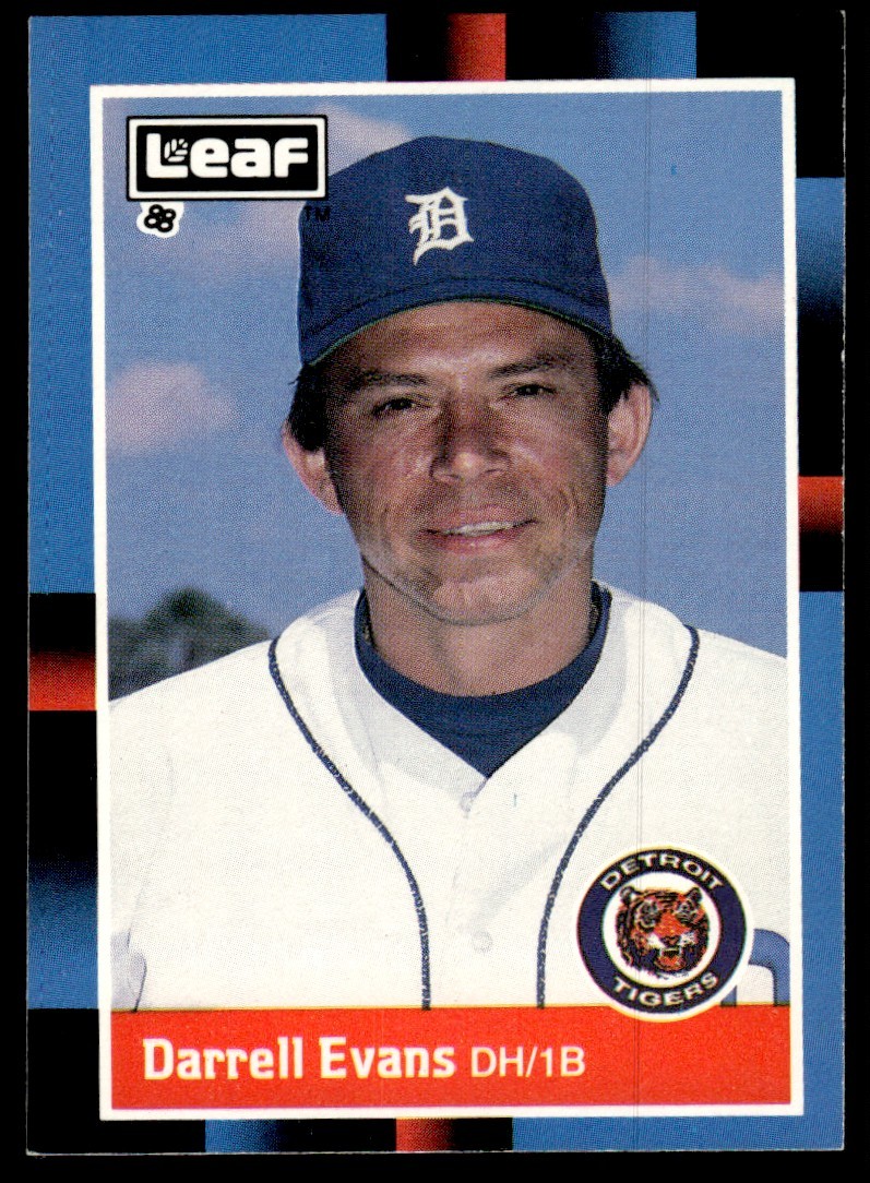 1988 Leaf Darrell Evans Detroit Tigers #173