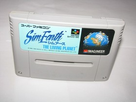 Sim Earth The Living Planet Super Famicom SFC Japan import +Box Manual US Seller