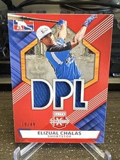 2021 Elite Extra Edition DPL Material Elizual Chalas Red /49 (MEM, RC)