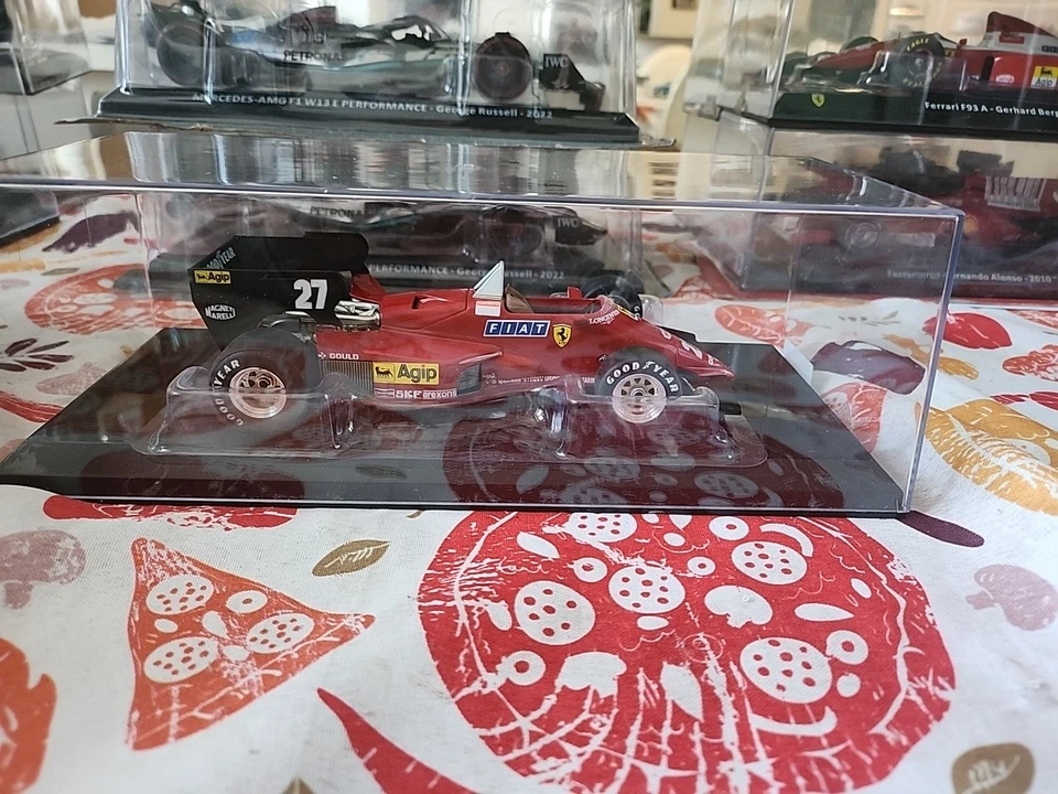 D09 DAMAGED 1/24 F1 Ferrari 126 C4 Alboreto 1984  Centauria Atlas Panini Altaya  - Immagine 4 di 4