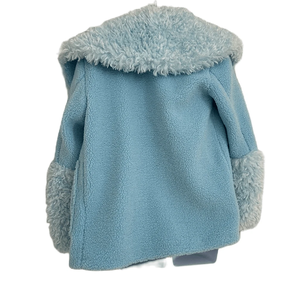 Casaco de lã Urban Outfitters kimchi azul amélia pele sintética aparado - Imagem 2 de 4