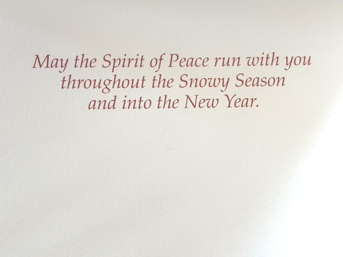 Set of 10 Leanin’ Tree Christmas Cards Indian Warriors & Wolves Spirit of Peace - Picture 3 of 6