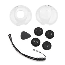 Transparent PC Protective Case 4 Adhesive Pads Hand Strap for Pok mon GO Plus