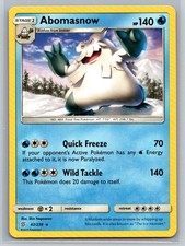 Abomasnow #42/236 SM - Unified Minds Rare - Pokemon Cards B93