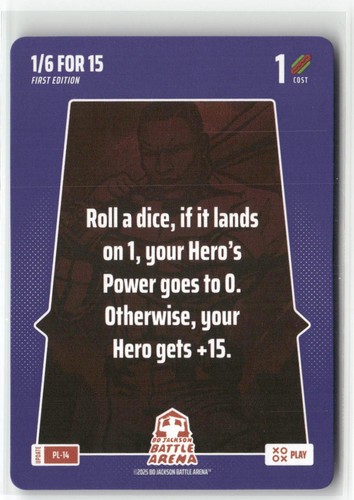 Bo Jackson Battle Arena Update Play PL-14 1/6 FOR 15