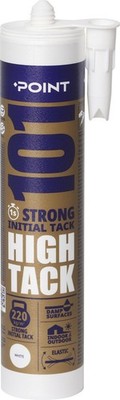 Montagekleber POINT 101 High Tack, MS-Polymer, hohe Anfangshaftung, weiß, 290 ml