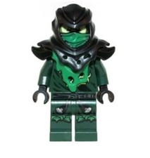 LEGO Ninjago possessed  Lloyd Minifigure Green Ninja Black Armor