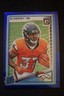 2025 Panini Donruss - Rated Rookie RJ Harvey #312 Optic Preview Blue Scope Prizm