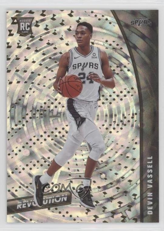 2020-21 Panini Revolution Rookies Fractal Devin Vassell #118 6l7