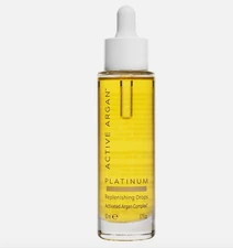 Active Argan Platinum Replenishing Drops 1.7 Fl Oz. New Sealed Box