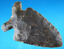 Very Fine Authentic Big Sandy Contracted Base Jefferson Co KY SCA COA Arrowheads