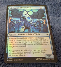MTG Alchemax Slayer-Bots  Foil C 0005 SPE (B1Pg14)