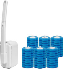 Disposable Toilet Wnd Brush 48 Refills,Toilet Cleaning Supplies,Toilet Wnd Brush