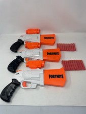 Lot of 3 Nerf Fortnite C-015G Dart Blasters  20 Darts Tested Works Great