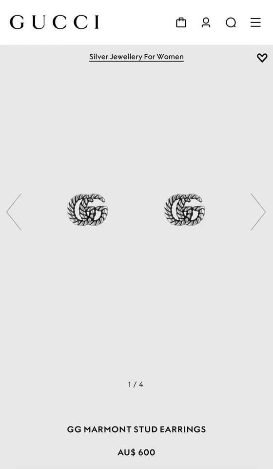 Pendientes Gucci Foto 4 de 4