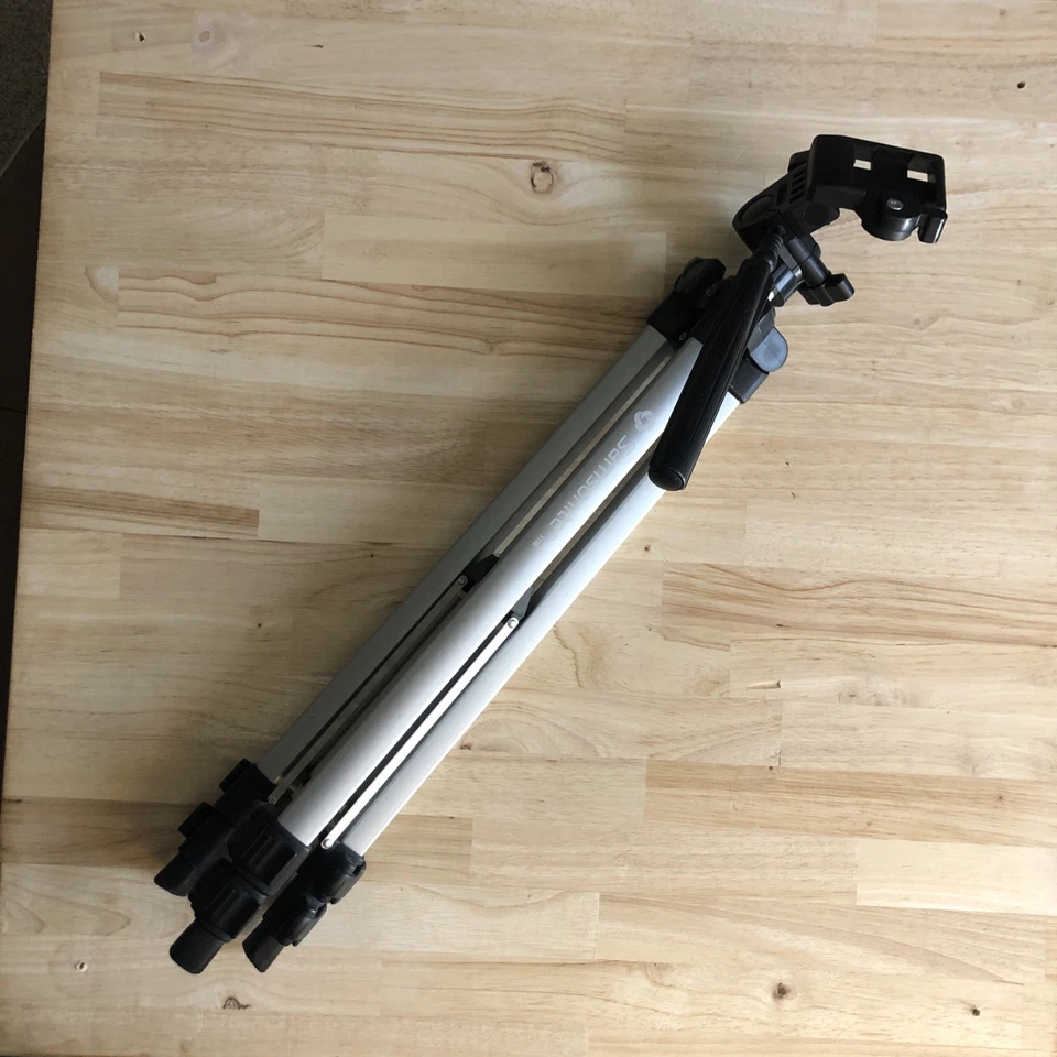 Trípode Samsonite Triton 1100 3 vías Panhead acción rápida bloqueo de pierna Foto 2 de 4