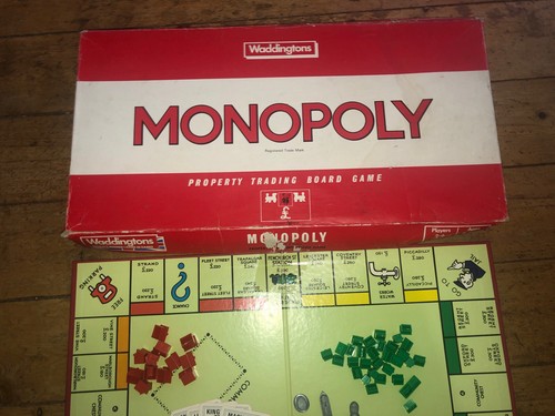 Vintage Monopoly 70’s 100% Complete John Waddington Ltd Made In Great Britain - Picture 4 of 9