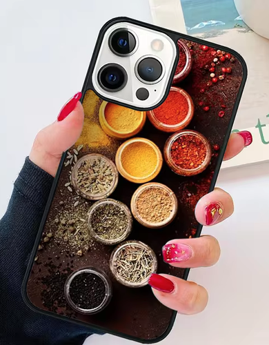 Spices Seasoning Cooking Chef Coque Cover Case For Iphone 16 Pro Max 15 14 13 12 - Photo 5 sur 8