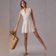 NWT Size M - Anthropologie Sundays Tara Dress (Color Ivory -1st Pic)