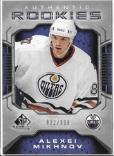 2006-07 SP Game Used ALEXEI MIKHNOV rookie card #115
