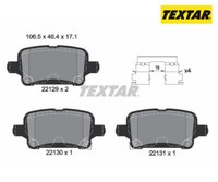 Bremsbelagsatz, Scheibenbremse Q+ Textar 2212901 FüR Opel
