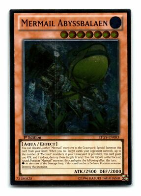 Yu Gi Oh ! Sirènemure Abyssbalaen Ltgy-Fr083 Ultimate rare