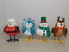Target Featherly friends Wondershop 2022 Christmas Set Of 4 SPRITZ BIRD NWT