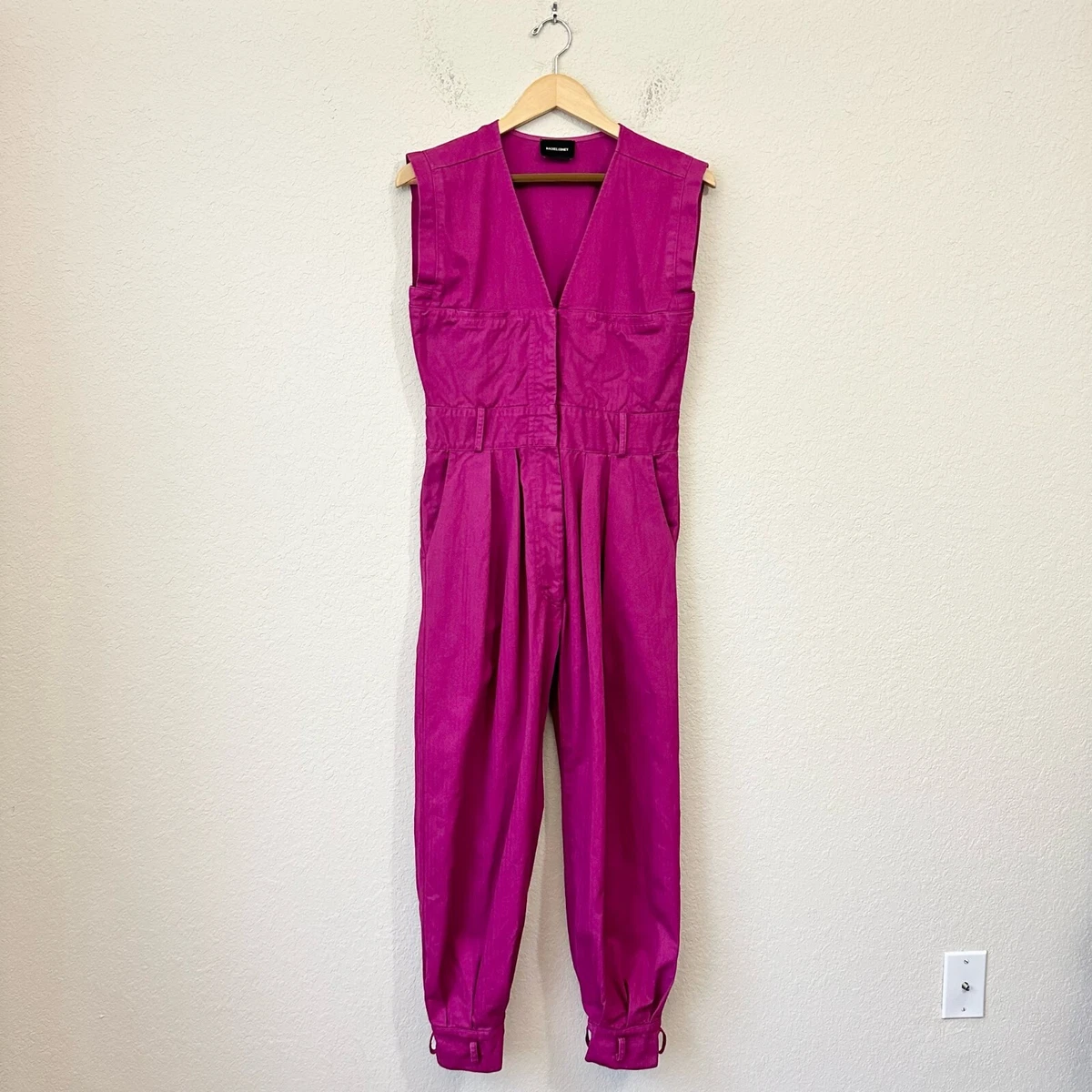 RACHEL COMEY Sahara Jumpsuit in Raspberry Sz 00 USA MADE W6574 eBay