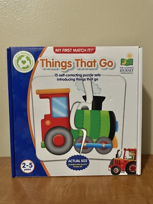 My First Match It: Things That Go Puzzle Sets