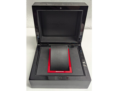 Ulysse Nardin kleine Uhrenbox Manaco 2014 schwarz WatchBox Armbanduhr Sammlerbox