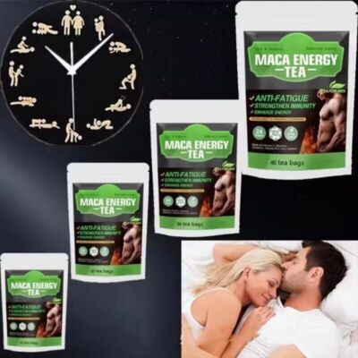 Natural Man Energy Maca Tea Male Erection Booster Tea Improve Male Fertility DE