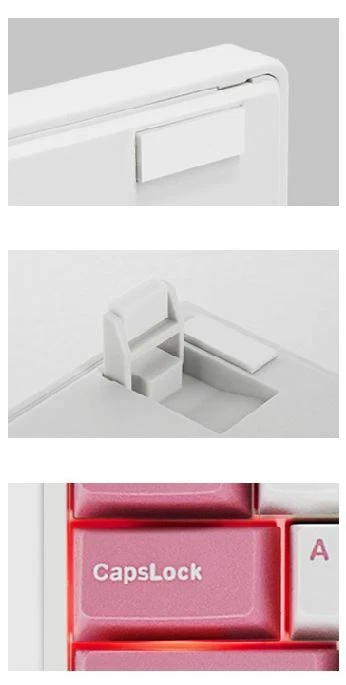 Leopold FC660M OE Mechanical Cherry MX Switch Keyboard PBT PCB USB Light Pink  - Image 3 of 4