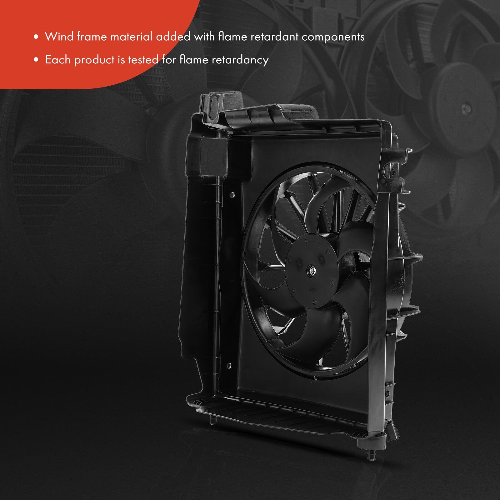 Engine Cooling A/C Condenser Fan Assembly for Dodge Ram 1500 02-08 Ram ...