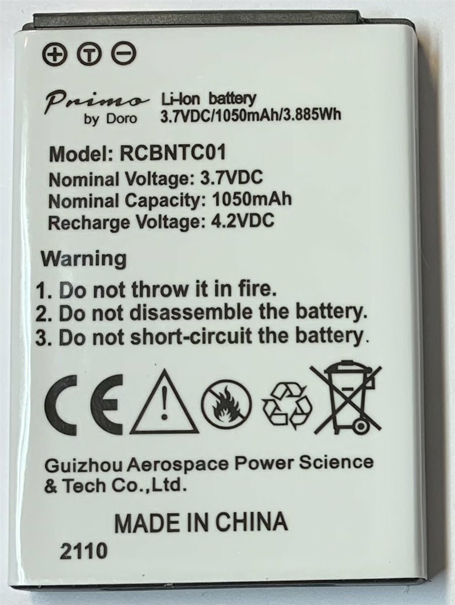 Bestome Ersatzakku Für DO-RO RCB01P01 Primo 413 - 3.7V 1050mAh