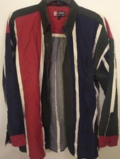 Chaps Ralph Lauren Men's Chaps Logo Print throughout Button Down Shirt