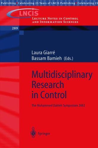 Lecture Notes in Control and Information Sciences Ser ...