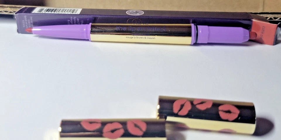Lápiz labial y delineador de tonos Tarte The Lip Architect, CUTIE PIE, NUEVO EN CAJA Foto 2 de 4