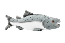Chinook Salmon King Tyee Fish Realistic Lifelike Stuffed Soft Toy 10" or 17"